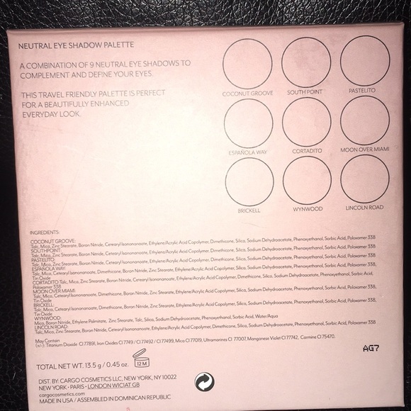 Cargo Cosmetics Nude Beach Eyeshadow Palette - Picture 3 of 3